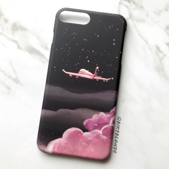 NEW iPhone 7+/8+/6+/6S+ Jet Plane Sky Case - Picture 2 of 4